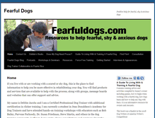 Tablet Screenshot of fearfuldogs.com